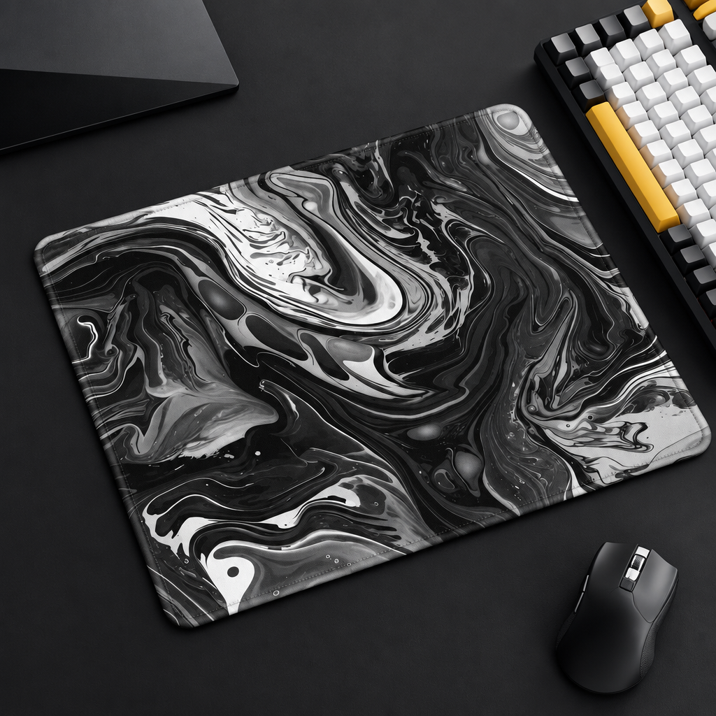 Liquid Marble Mouse Pad & Extended Desk Mat