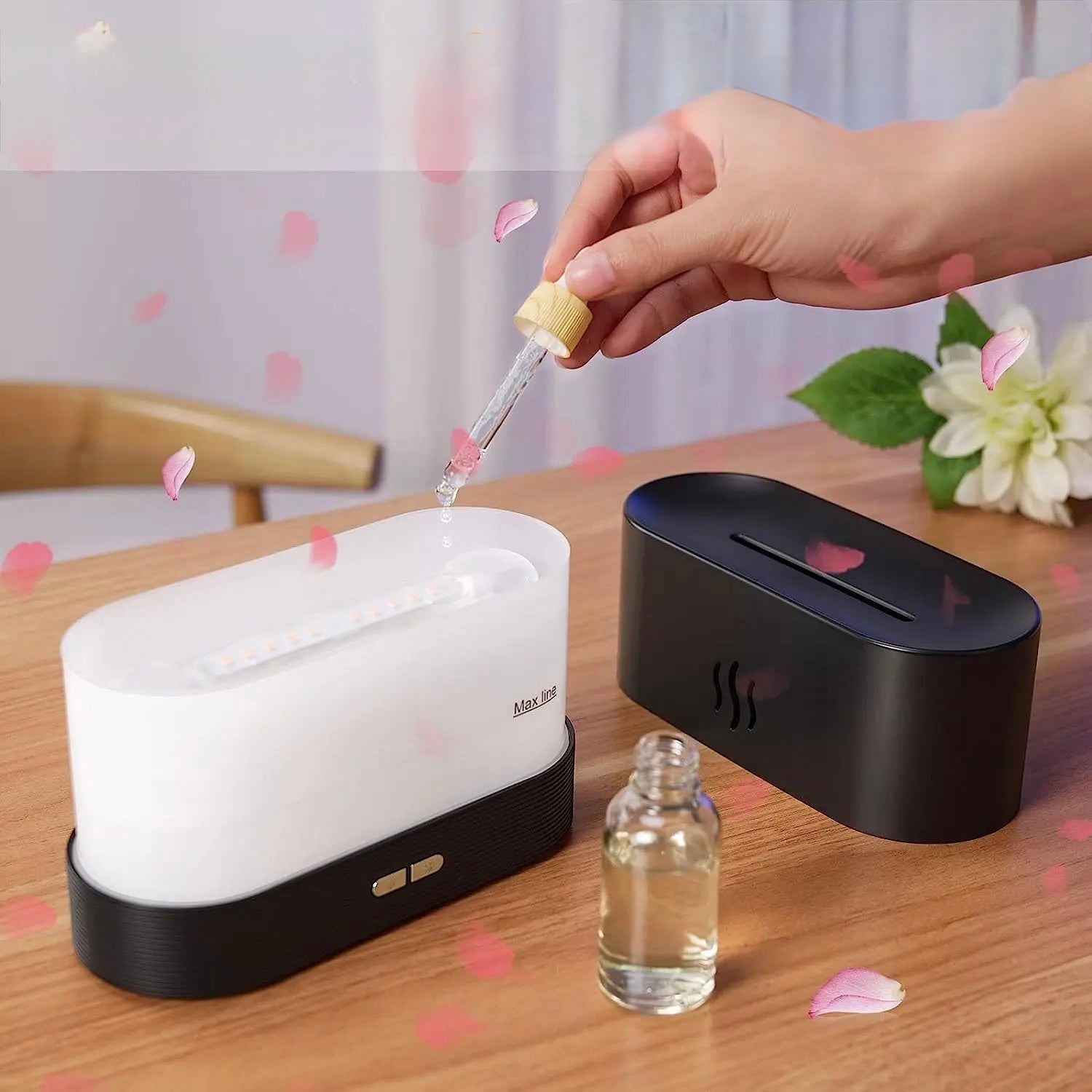 Essential Oil Water Flame Aromatherapy Diffuser