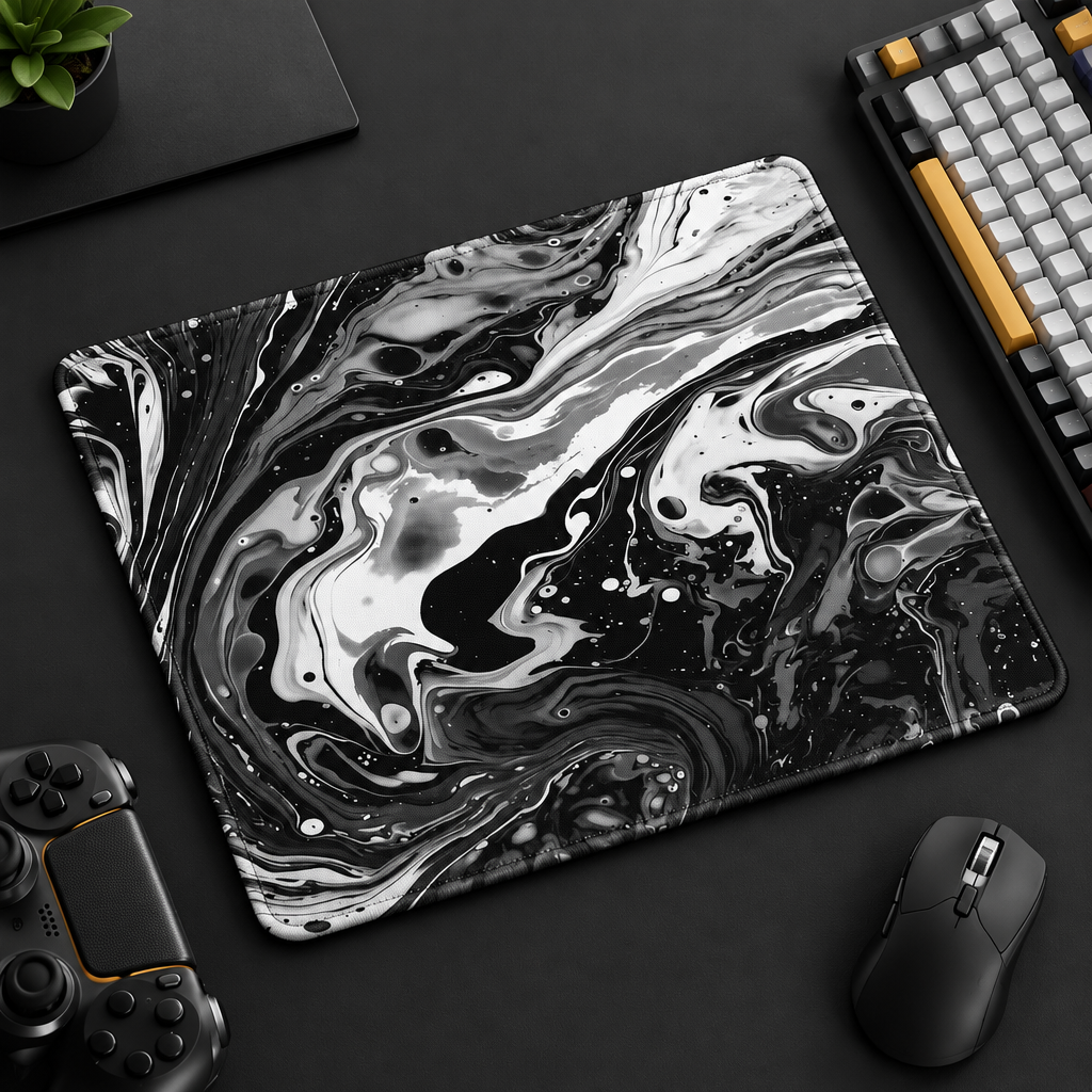 Liquid Marble Mouse Pad & Extended Desk Mat