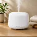 500ml Ultrasonic Humidifier & Essential Oil Diffuser with Remote Control
