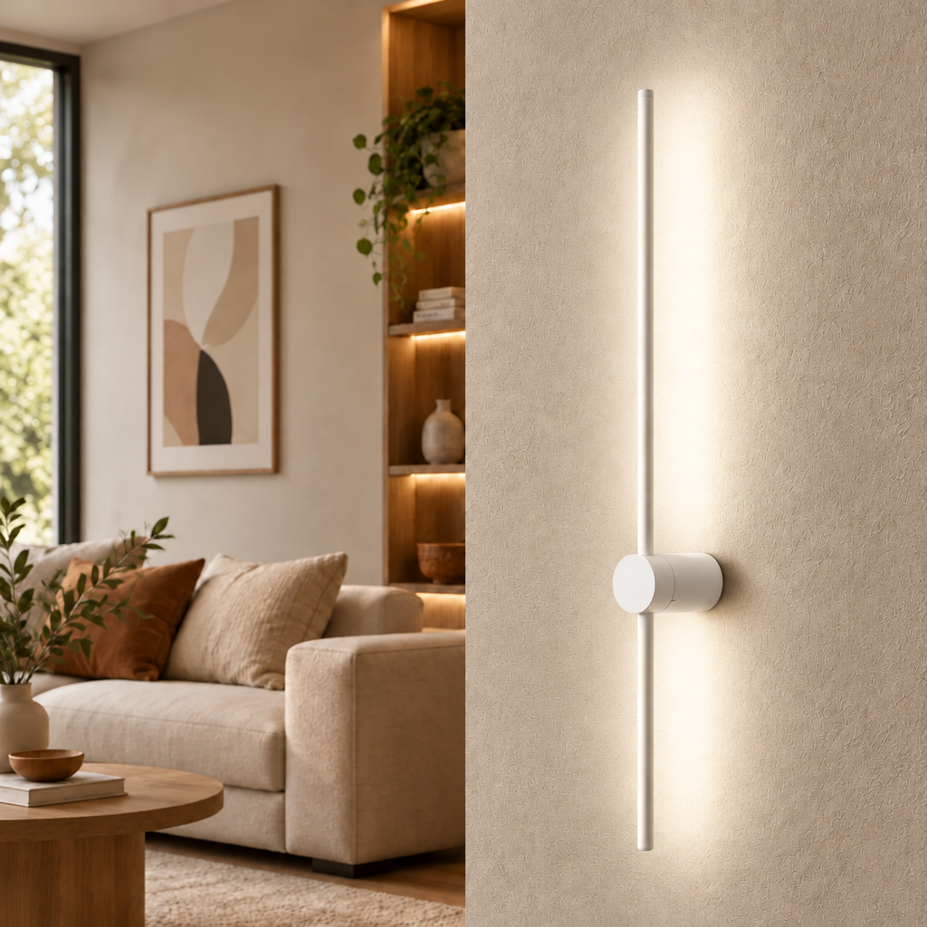 360° Rotatable Touch Dimmable LED Wall Lamp