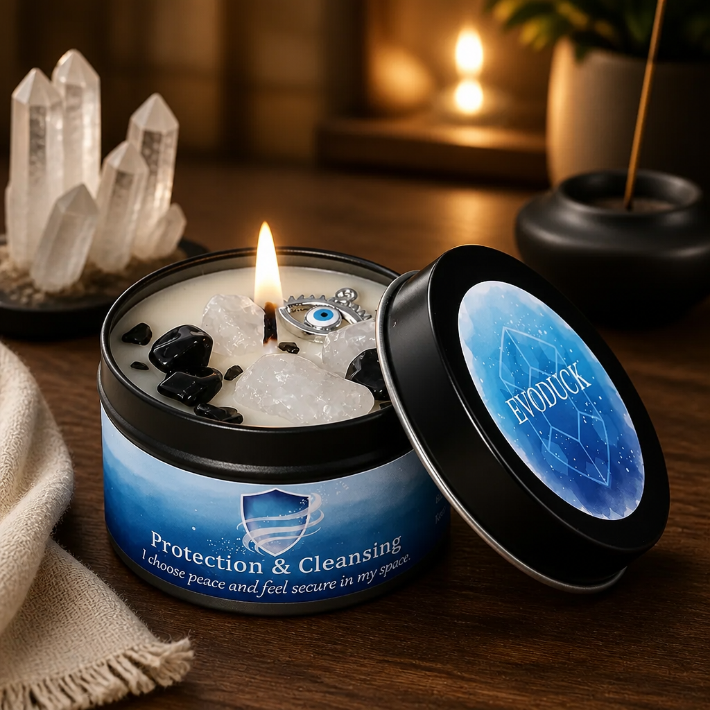 Affirmation Soy Wax Candle 3oz – Mindfulness & Intention Candle Tin