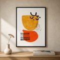 Modern Abstract Cotton Canvas Print – Minimalist Wall Art