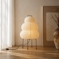 Japanese Rice Paper Table Lamp – Minimalist Ambient LED Lamp