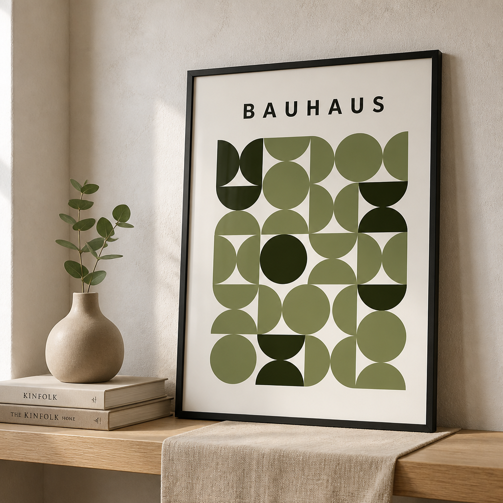 Bauhaus Geometric Canvas Prints – Modern Abstract Wall Art