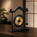 Mini Brass Desktop Gong Aesthetic Focus & Mindfulness Desk Accent