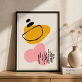 Lienzo de algodón abstracto moderno – Arte de pared minimalista