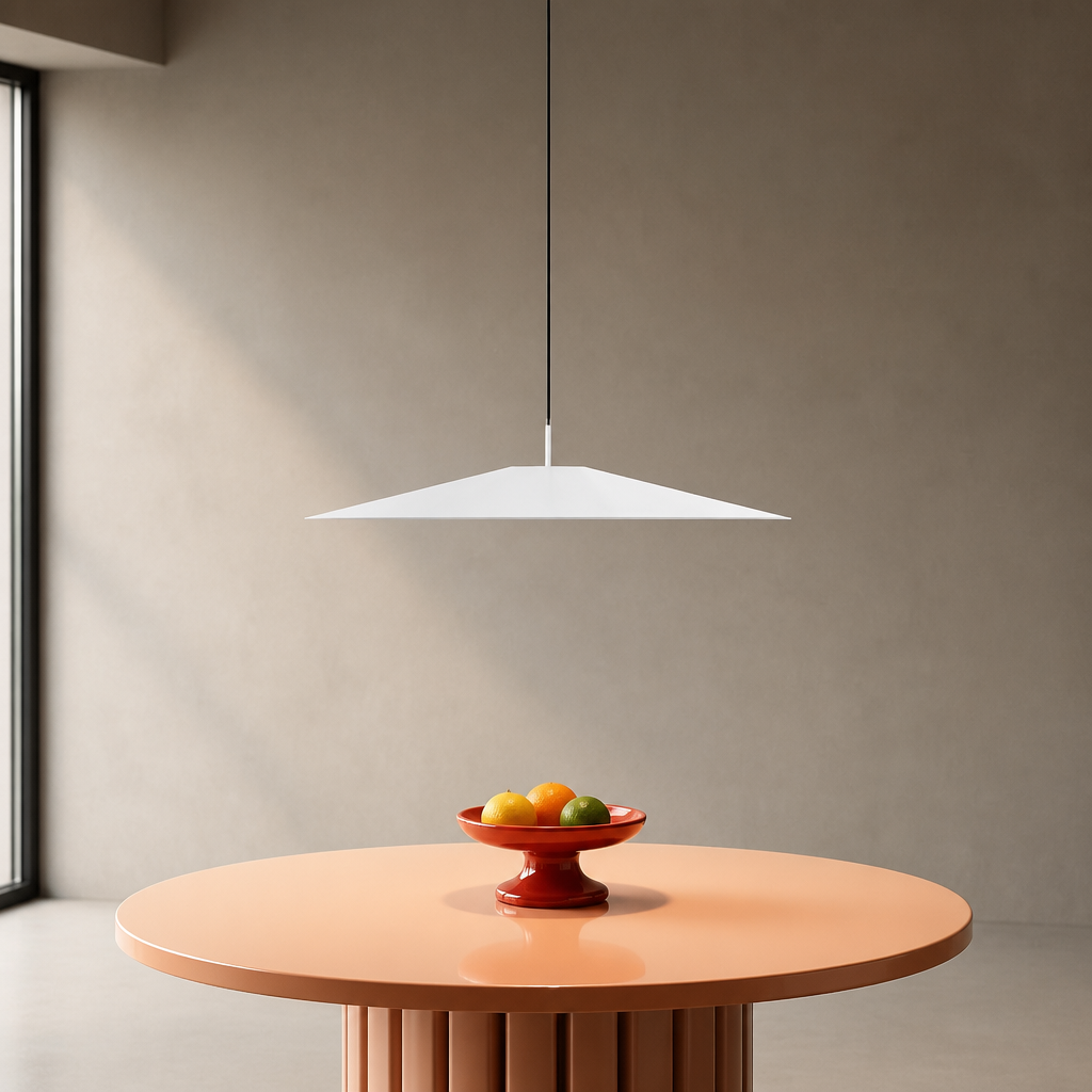 Minimalist Pendant Ceiling Light | Black or White | 45–65cm | Aesthetic Pad