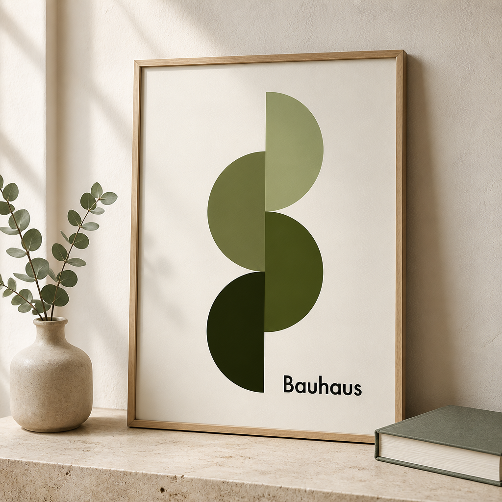 Bauhaus Geometric Canvas Prints – Modern Abstract Wall Art