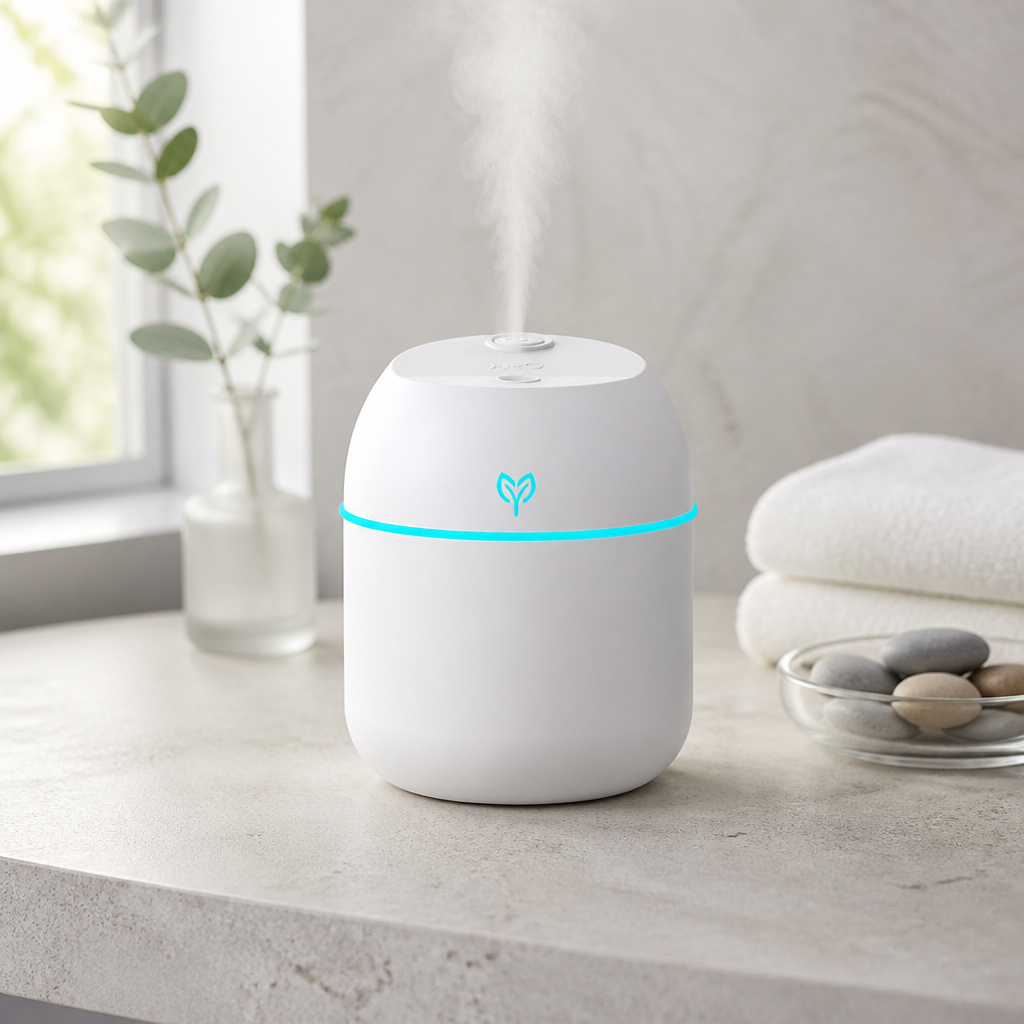 Mini Nano Ultrasonic Humidifier – 220ml USB Portable Design