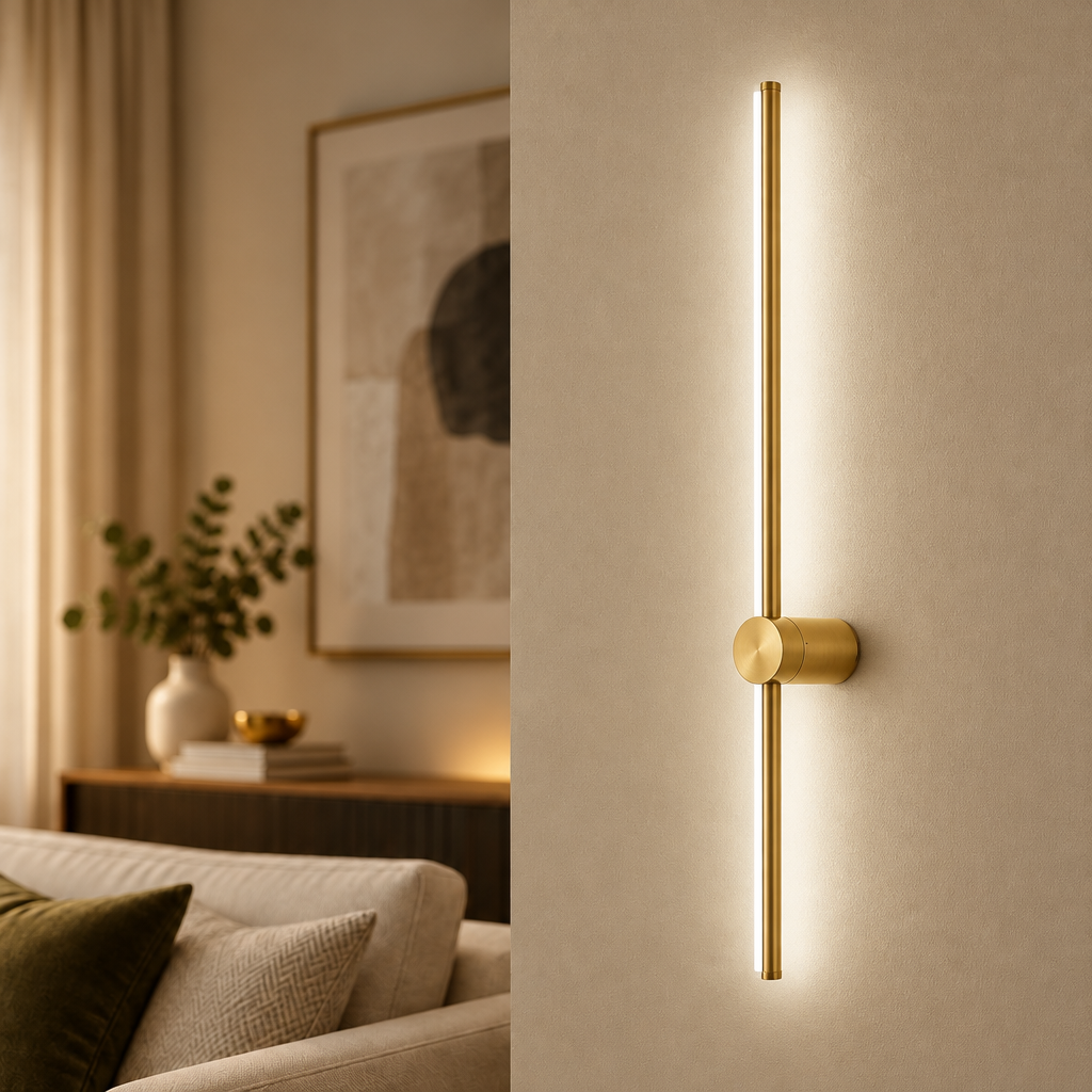 360° Rotatable Touch Dimmable LED Wall Lamp