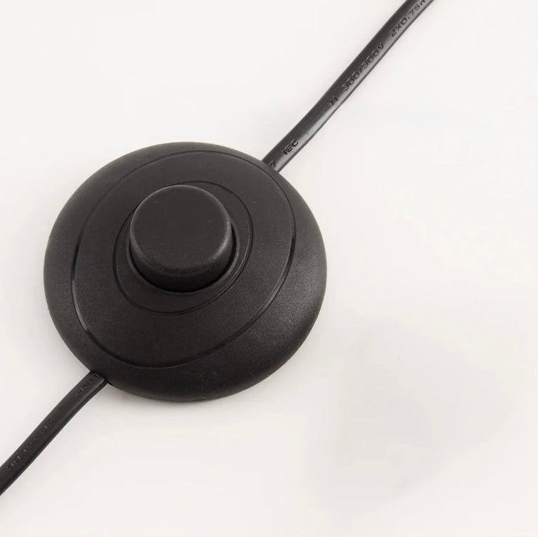 Modern Art Floor Lamp - Minimalist Standing Lamp with Fabric Shade | Aesthetic Pad