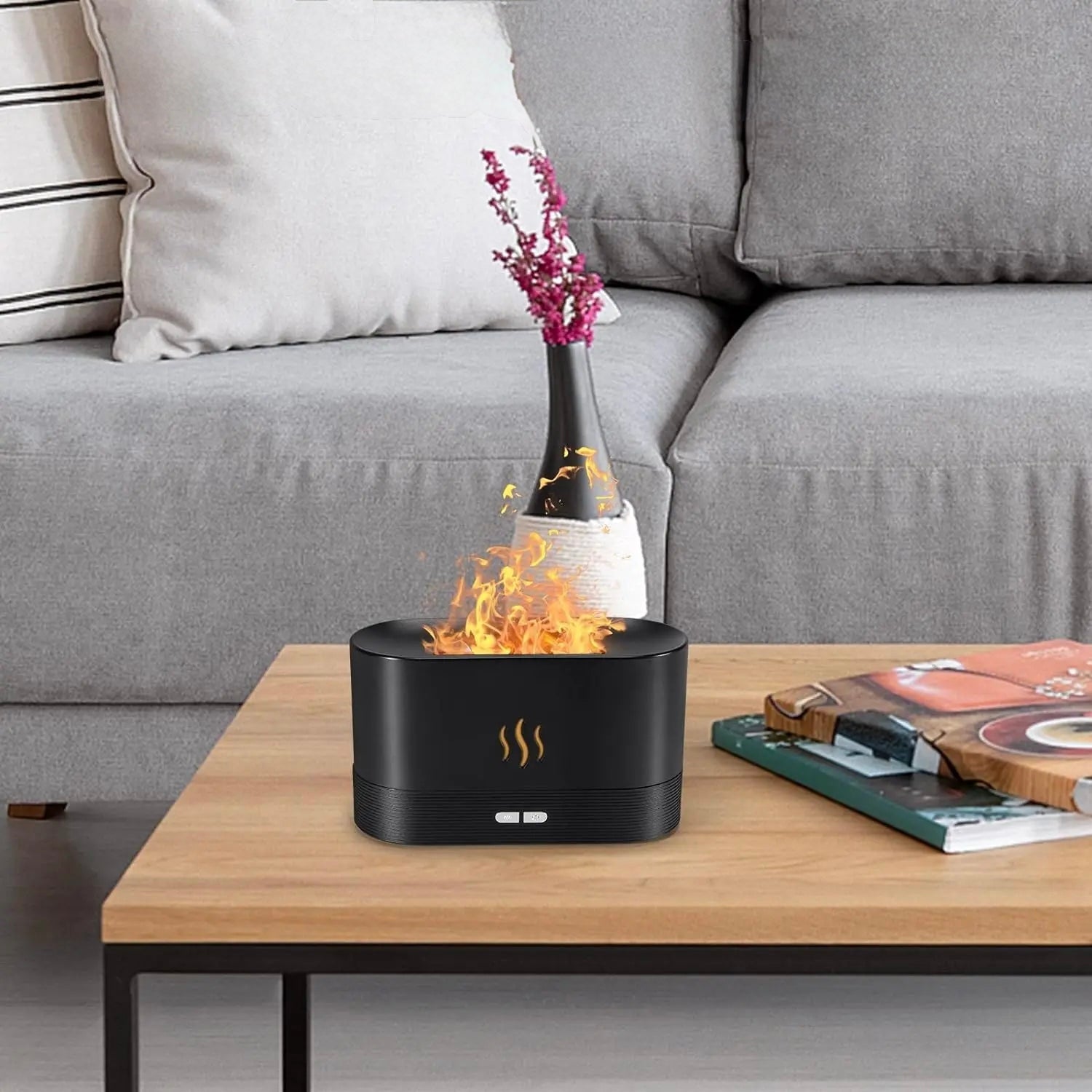 Essential Oil Water Flame Aromatherapy Diffuser