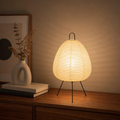 Japanese Rice Paper Table Lamp | Minimalist Ambient LED Lighting
