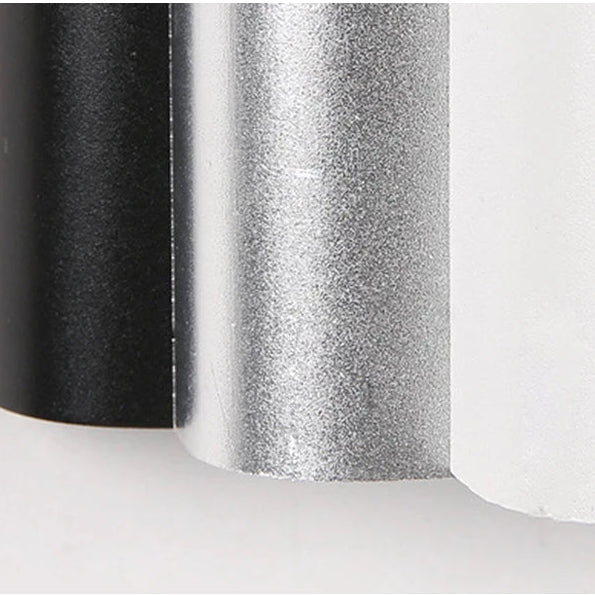 Close-up of an aluminium lamp body.