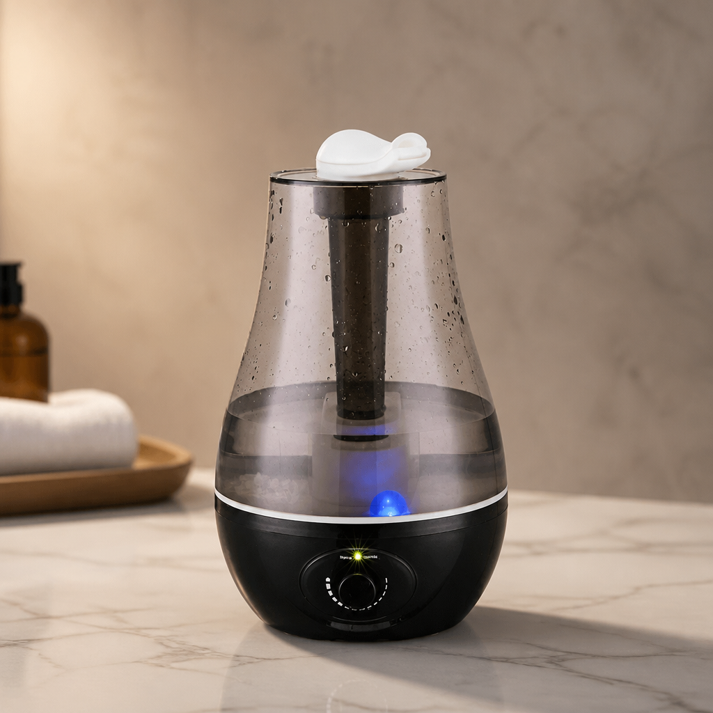 Ultrasonic Cool Mist Humidifier 2.6–4L – Quiet Air Purifier with Auto Power-Off