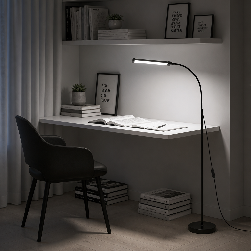 Modern LED RGB Floor Lamp with Remote Control & USB Power