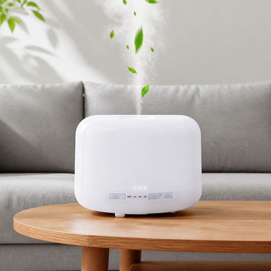 500ml Ultrasonic Essential Oil Diffuser with RGB Light | Aesthetic Pad