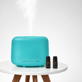 500ml Ultrasonic Essential Oil Diffuser with RGB Light | Aesthetic Pad