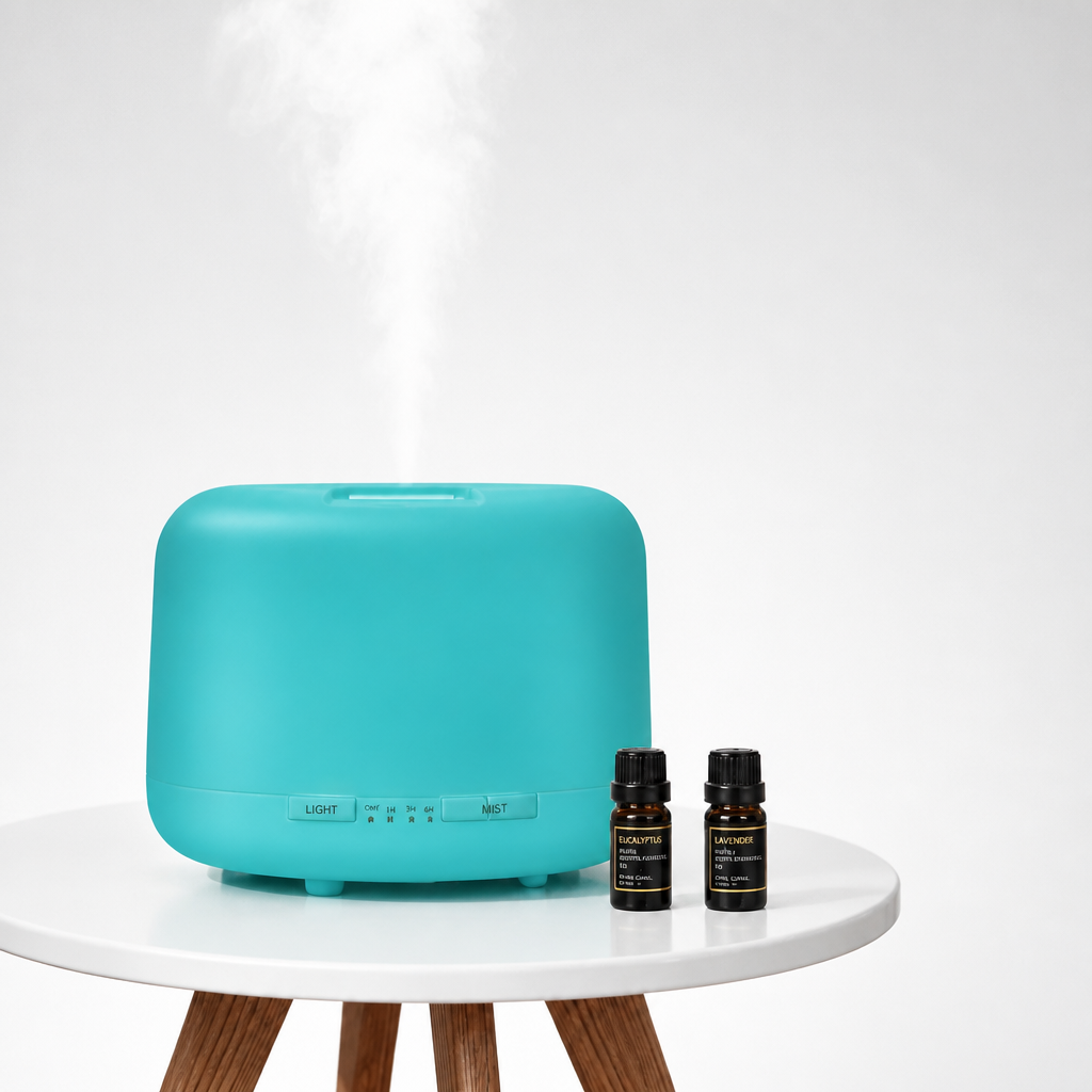 500ml Ultrasonic Essential Oil Diffuser with RGB Light | Aesthetic Pad