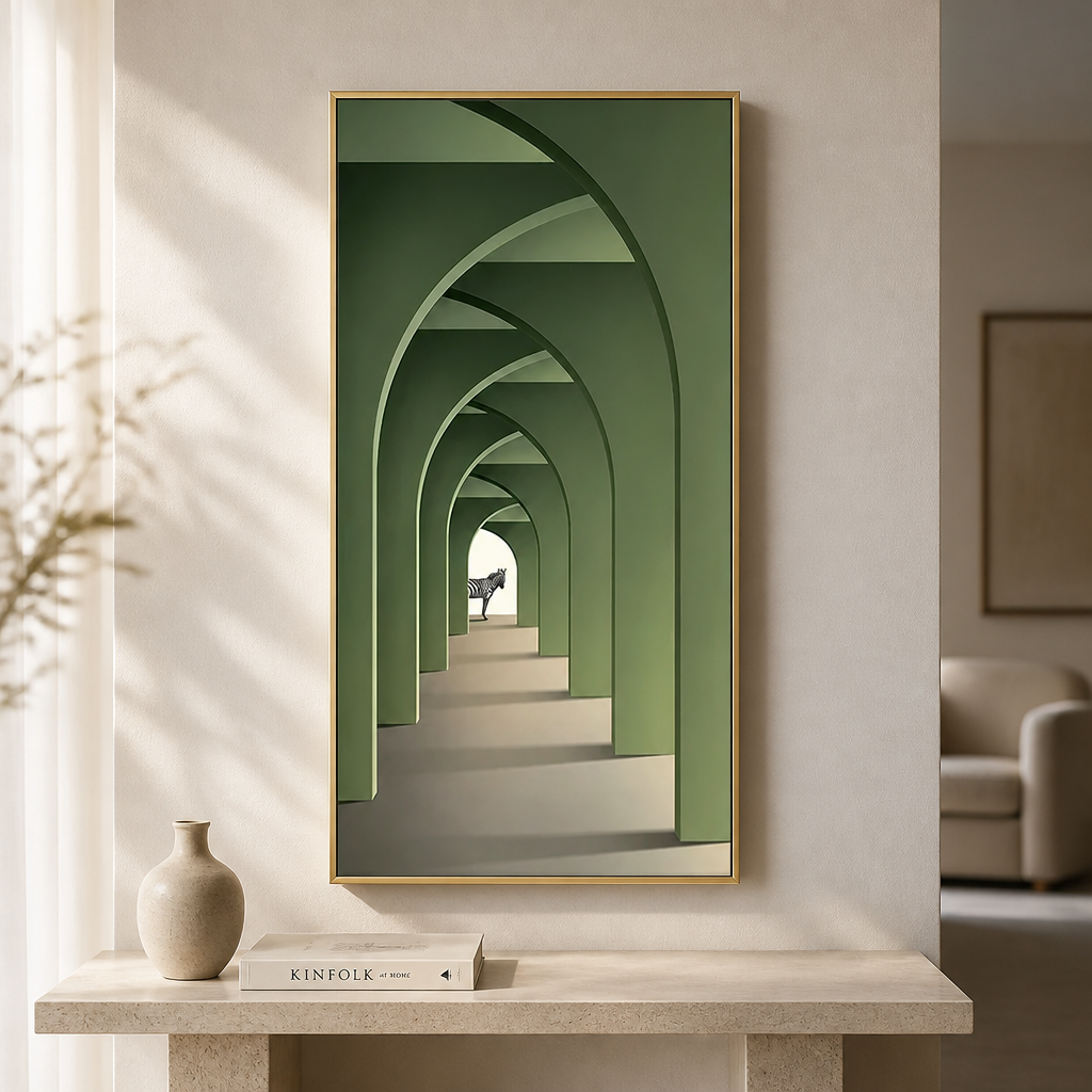 Crystal LED Wall Light | Dimmable Aluminium Frame Wall Art