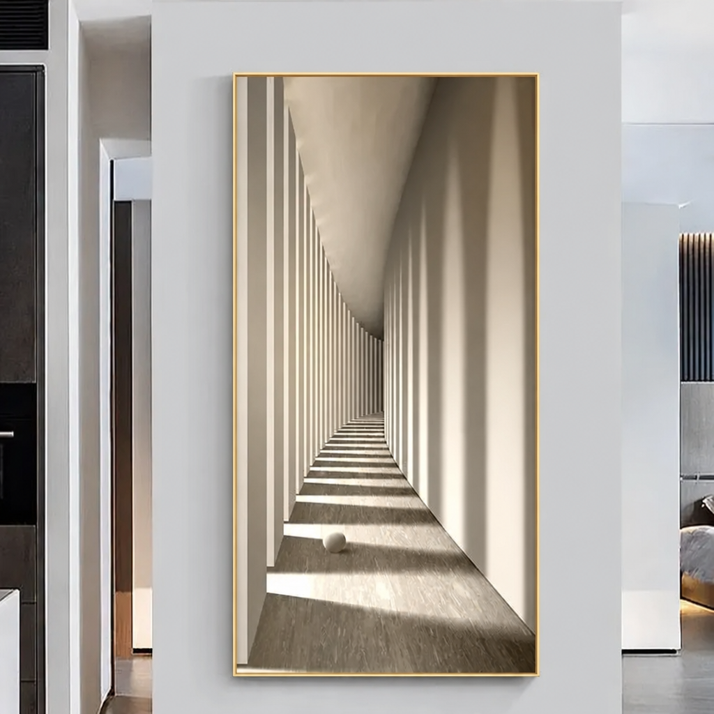 Crystal LED Wall Light | Dimmable Aluminium Frame Wall Art