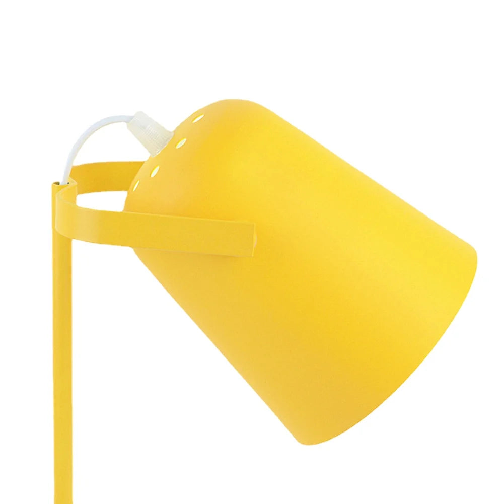 Yellow wall lamp on a white background