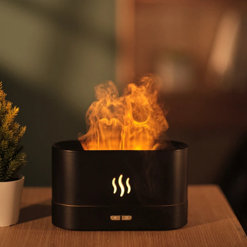 Essential Oil Water Flame Aromatherapy Diffuser