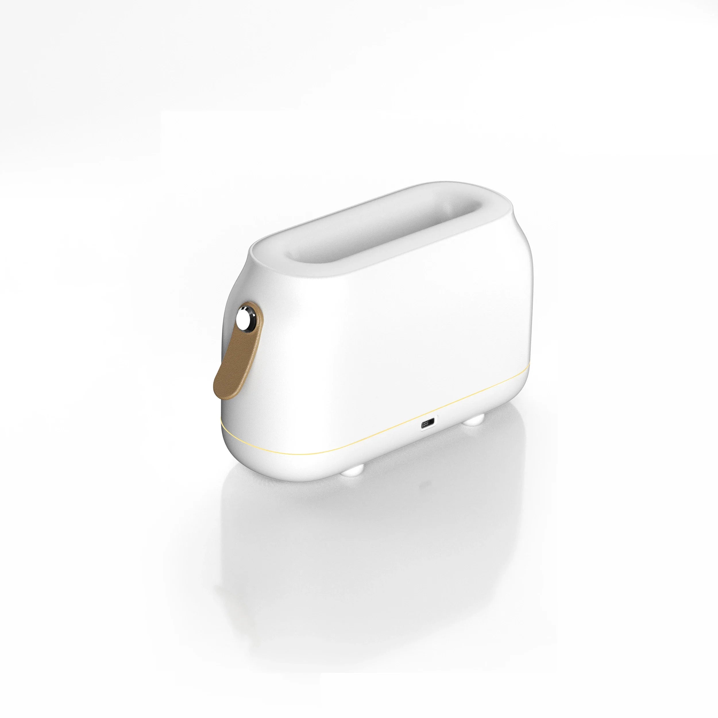 White aromatherapy diffuser with gradient night light