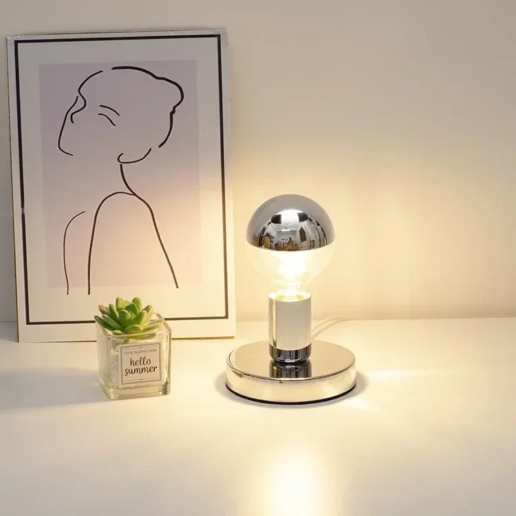Bauhaus Bubble LED Table Lamp – Chrome