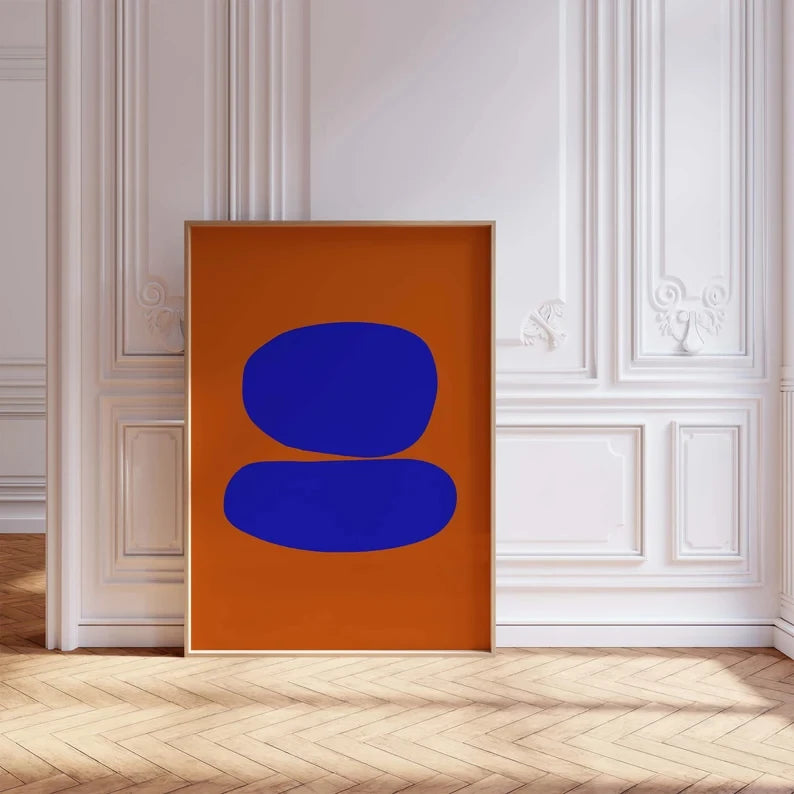 A canvas print called Amber Core