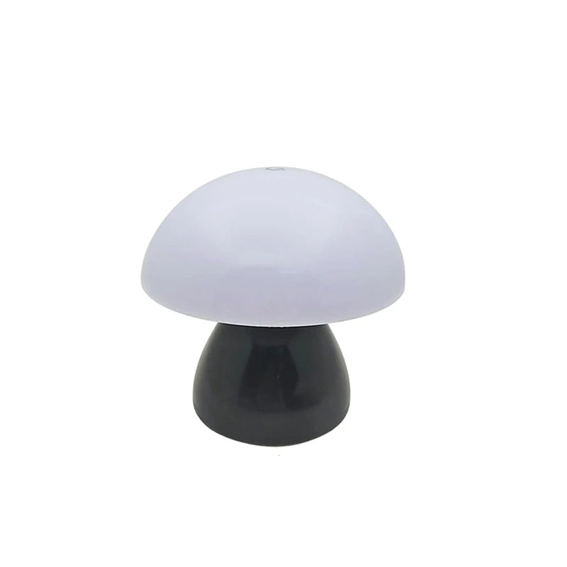 Mushroom-shaped lamp with dimensions labeled on a white background