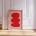 Crimson Stack, canvas art print
