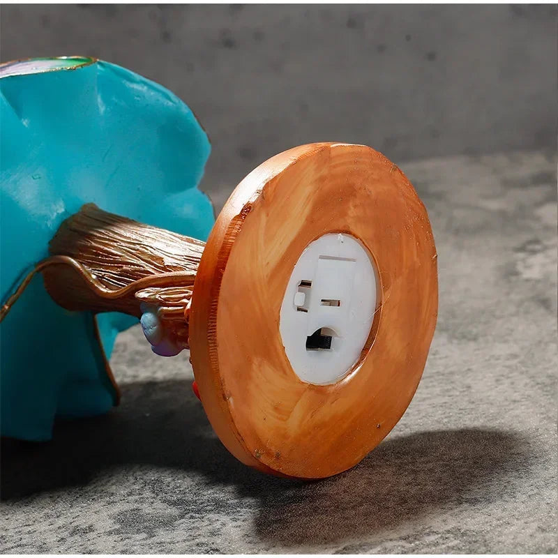 A base of resin light source.