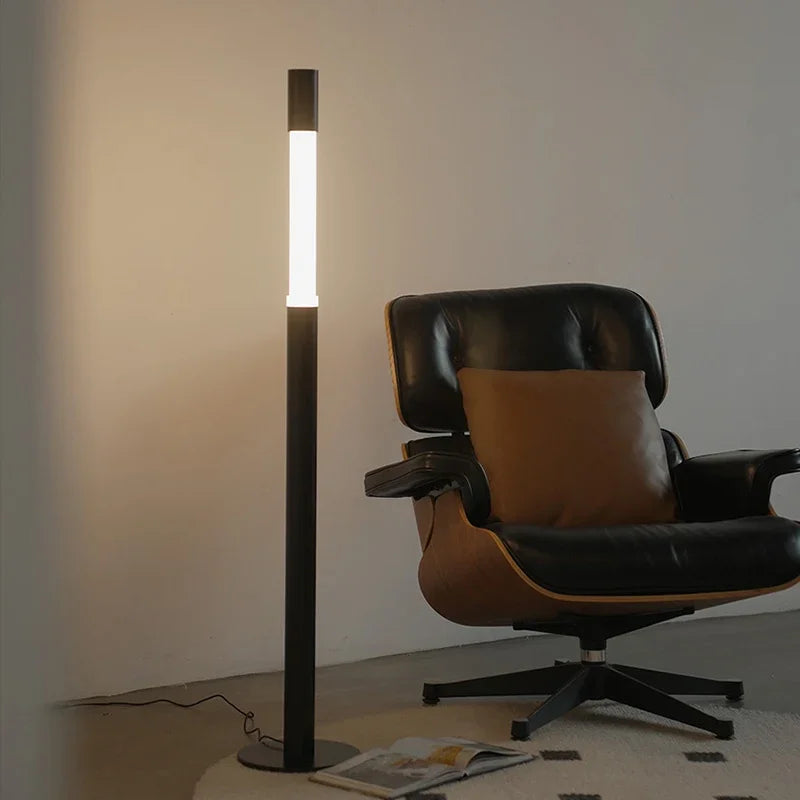 Modern Italian Minimalist Floor Lamp | Adjustable Dimmable LED Light