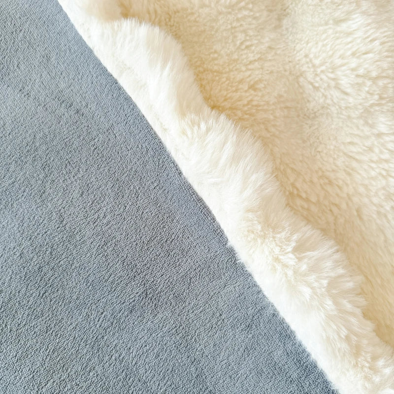 Close-up of a beige textured fabric