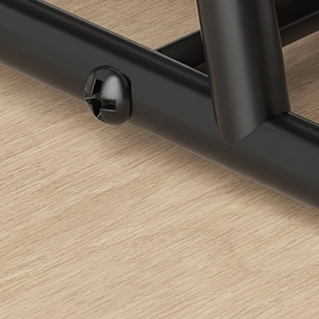 Close-up of powder-coated metal base